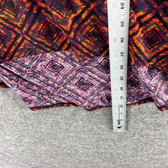 5/$45 LulaRoe T-Shirt Women S Small Orange Geometric Short Sleeve Round Neck - Picture 8 of 9